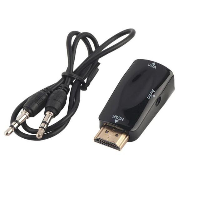 Bộ Chuyển Đổi Hdmi Sang Vga Full Hd 1080p (màu Trắng Và Đen) Chất Lượng Cao | BigBuy360 - bigbuy360.vn
