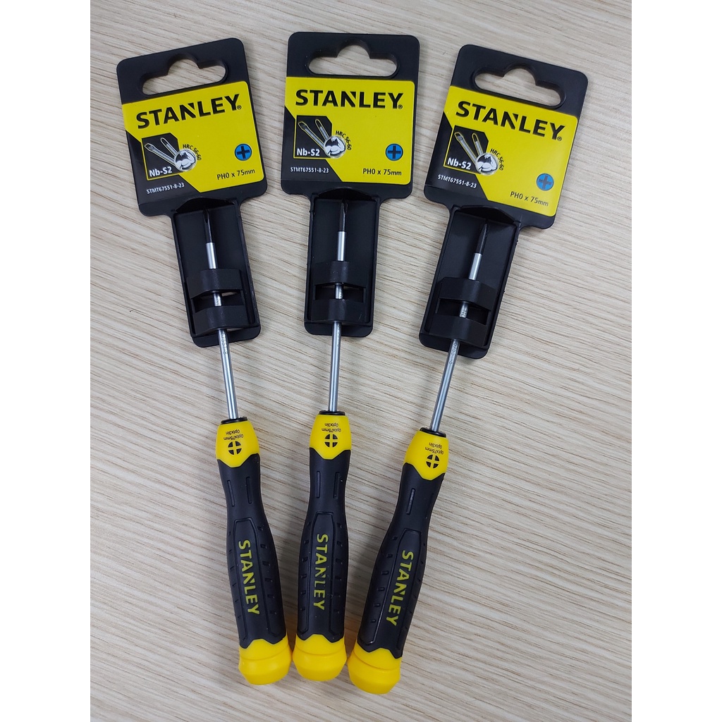 Tô vít, tua vít STANLEY STMT67268-8-23, Tô vít chữ thập PH0x75mm (Hàng Chính Hãng)