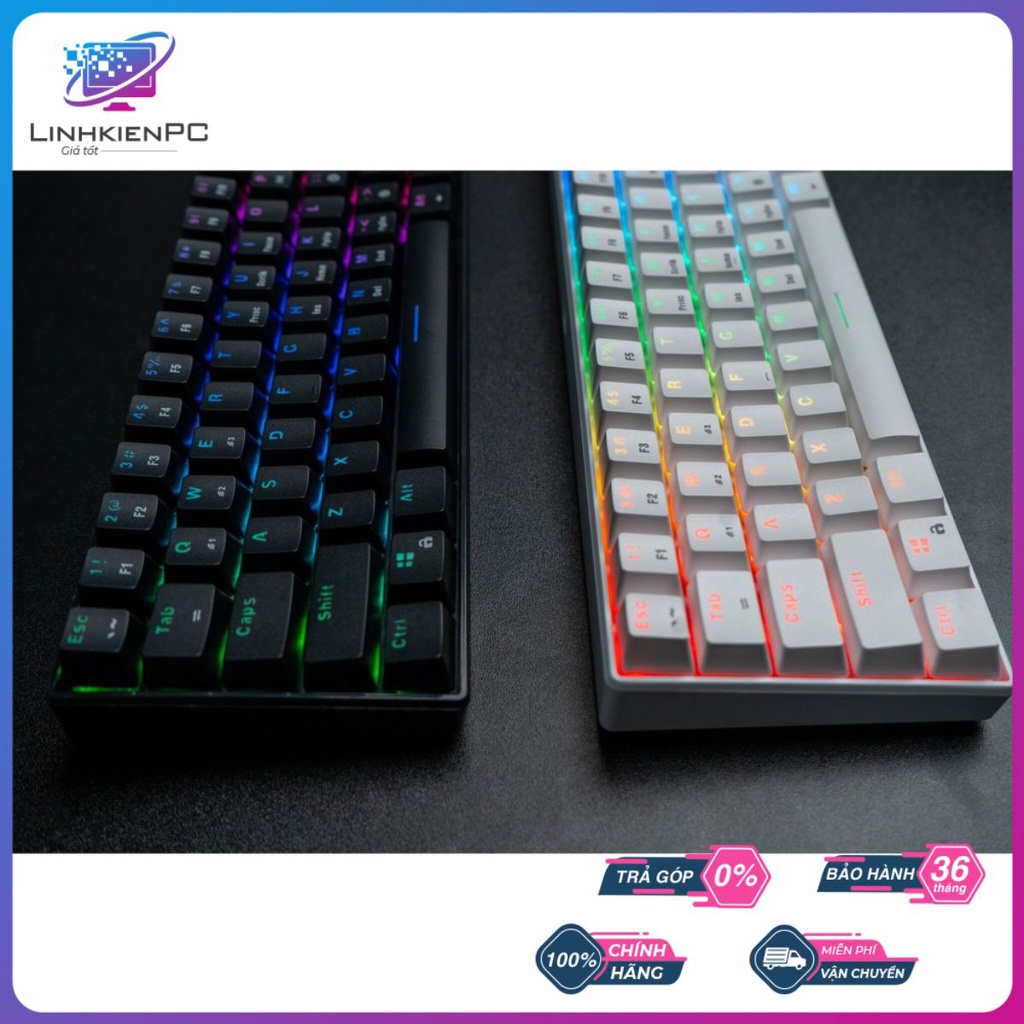 Bàn Phím Cơ E-DRA EK361W LED RGB (Kết nối Bluetooth hoặc cắm dây) - BH Chính Hãng - linhkienpcgiatot