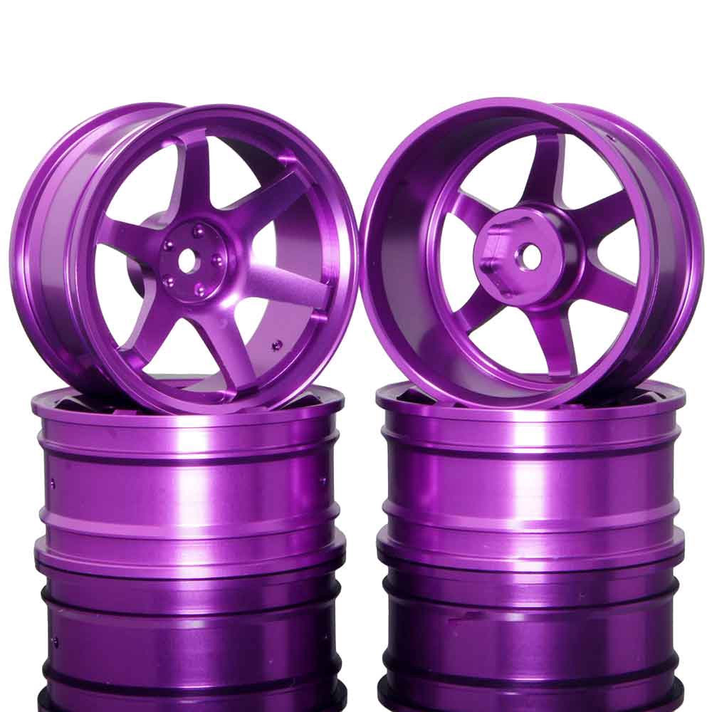 Set 4 Bánh Xe 52Mm W: 26Mm Chuyên Dụng Cho Xe Điều Khiển Hsp Hpi 1: 10 On-Road Rim 106