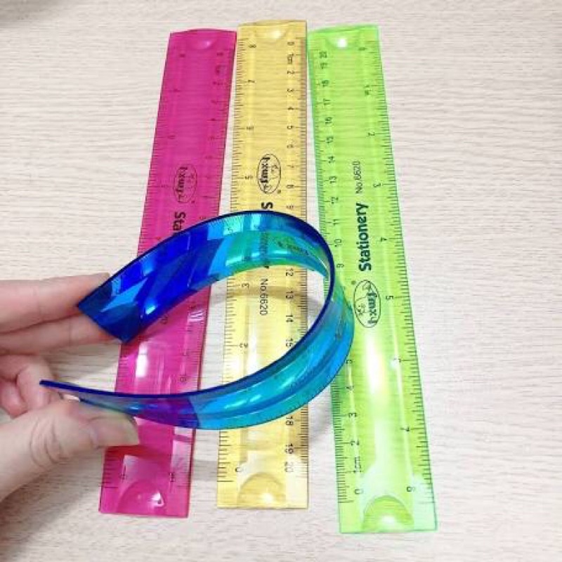 Thước siêu dẻo màu các loại 20cm -30 cm