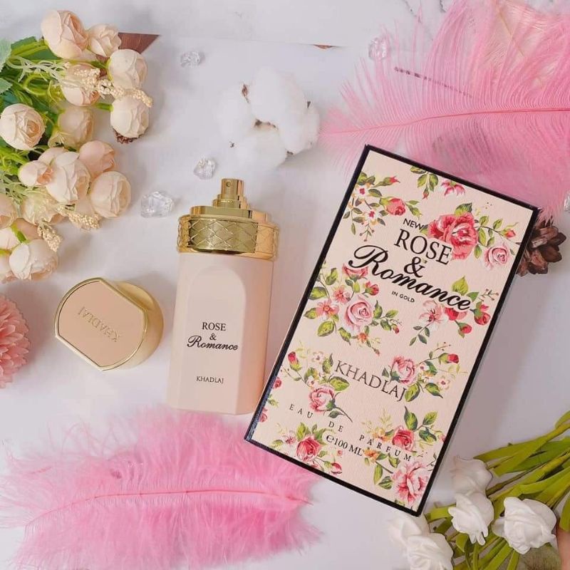 Nước Hoa Nội Địa DuBai  Rose &amp; Romance Khadlaj 100ML hương hoa hồng say đắm