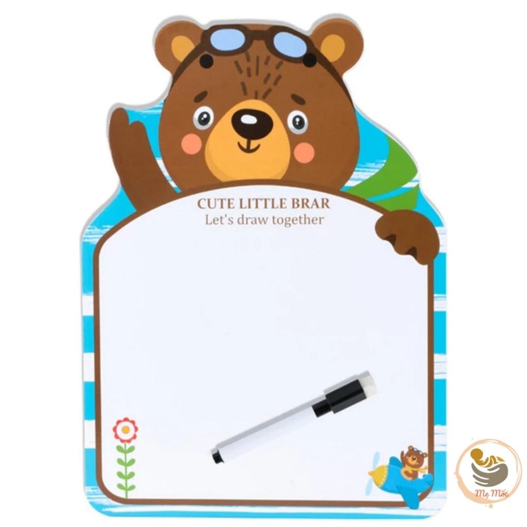 Bảng Vẽ 2 Mặt Có Thời Khóa Biểu Tiện Ích Hình Thú Dễ Thương Cho Bé Tăng Khả Năng Sáng Tạo Shop Bố Mốc