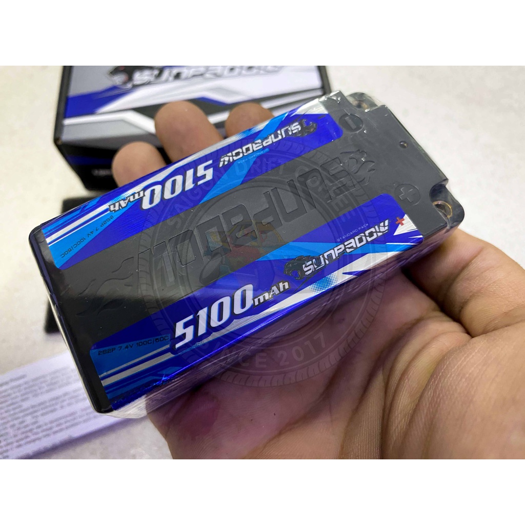 Pin ShortCase SUNPADOW 2s 7.4V 5100mAh 100C