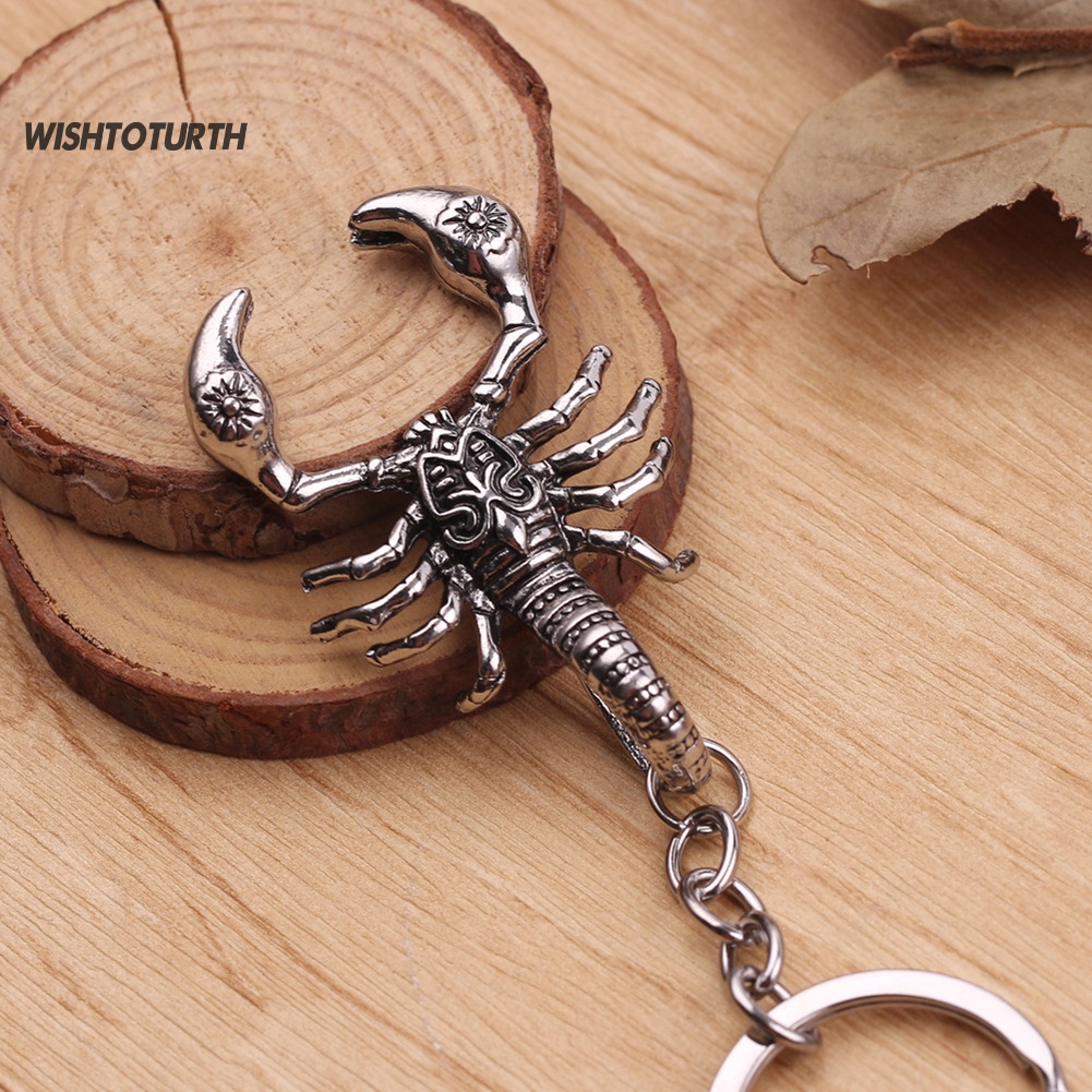 Móc Khóa Hình Bọ Cạp Bằng Hợp Kim Phong Cách Retro