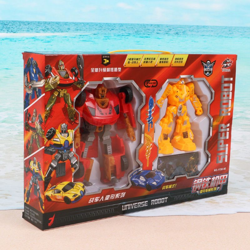 [Hàng Sẵn] Bộ đồ chơi Xe biến hình Robot King Kong Độc đáo