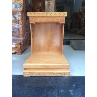 Bàn thờ thần tài ông địa gỗ Gõ Đỏ 48 X 68CM