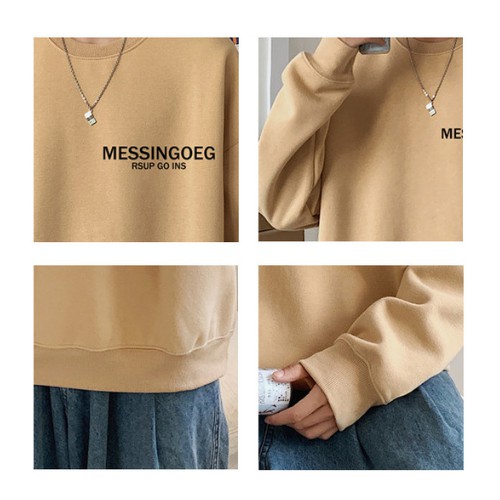 Áo Sweater nam, nữ form rộng vải nỉ bông dày dặn, unisex phong cách hàn quốc