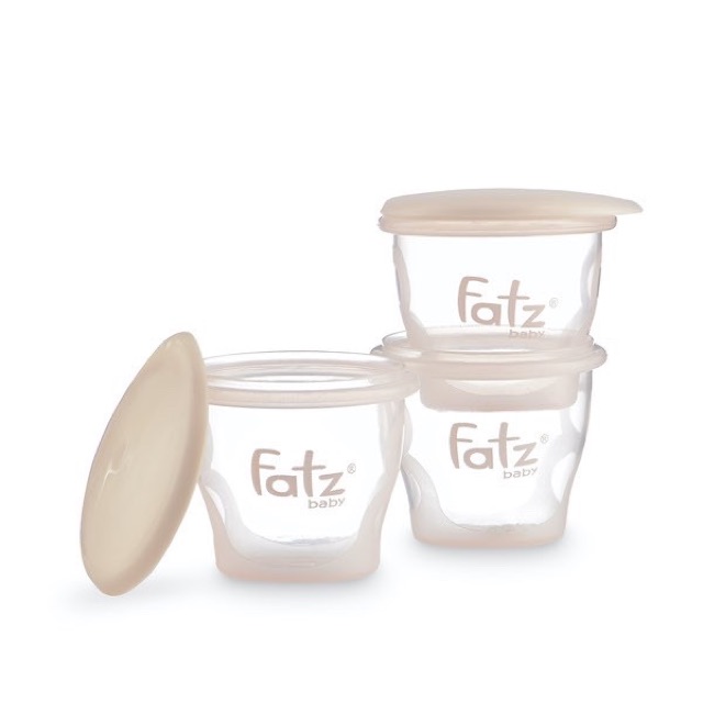 Bộ 3 cốc trữ đồ ăn dặm 85ml Fatz Baby FB0010N