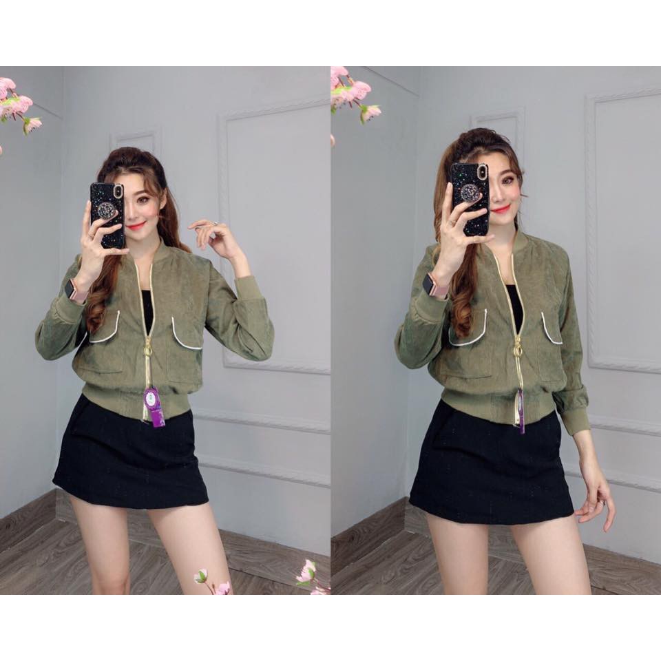 Áo Khoác Nhung Gân (100% giống hình) | BigBuy360 - bigbuy360.vn