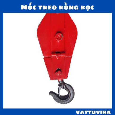 Móc treo ròng rọc - puly treo cáp tải 500 KG, 1 TẤN, 2 TẤN, 3,5 TẤN - Kim Khí Vattuvina CÁP THÉP THỦ ĐỨC