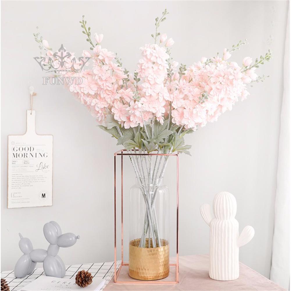 【FUNWD】19 Heads Consolida Artificial Flower Home Decor Wedding Decoration Artificial BHDteNWD XbgIayO