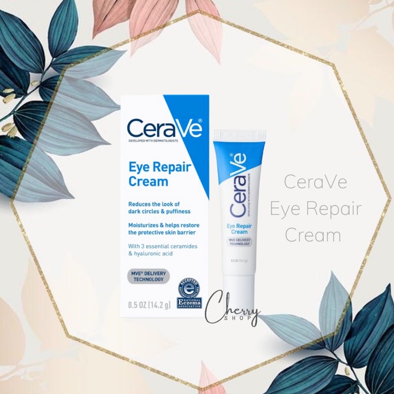 [Hàng USA]Kem dưỡng mắt quầng thâm và chống nhăn Cerave Eye Repair Cream (14,2g)
