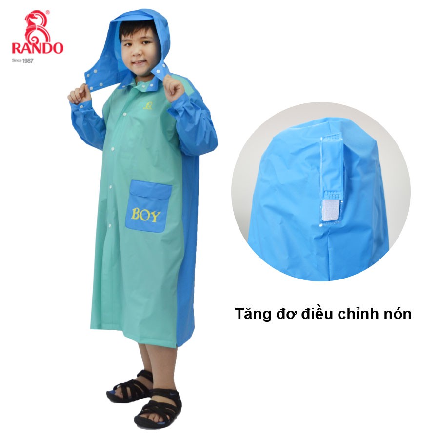 ÁO MƯA TUỔI TEEN CON TRAI - GOOD BOY RẠNG ĐÔNG (RANDO)