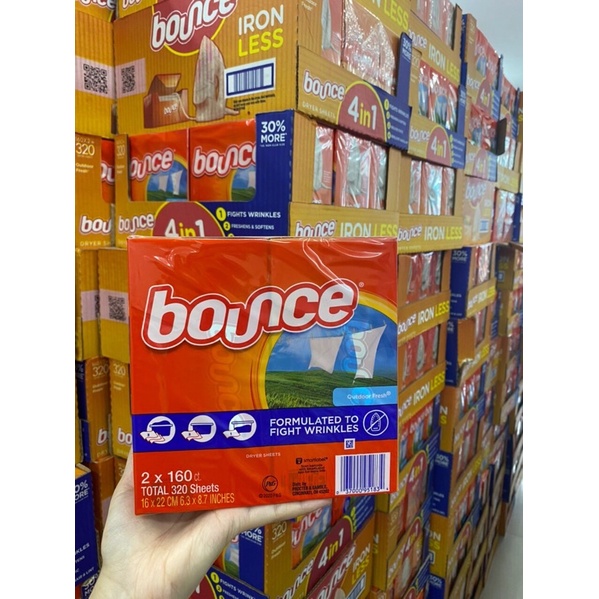 Giấy thơm Bounce Mỹ 160 tờ