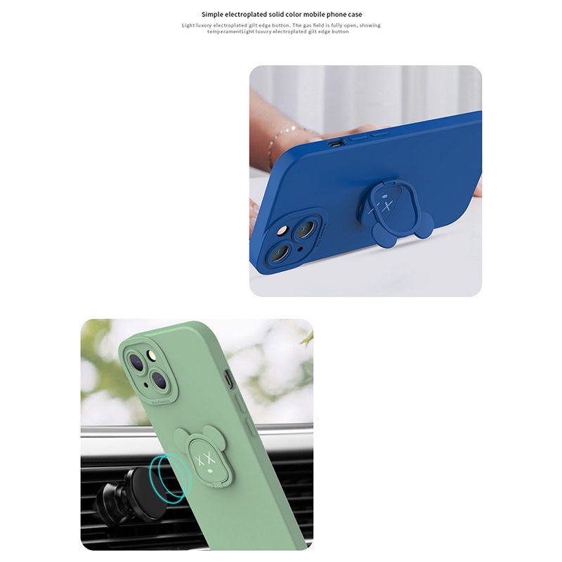 Ốp điện thoại silicon bảo vệ camera viền vuông cho vivo v23 v23e v21 y76 y33s y21 y21s y15a y15s