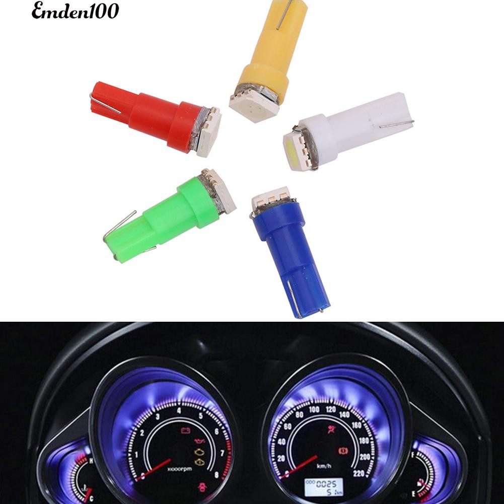Set 10 bóng đèn Led T5 5050 1Smd 12V 0.5W cho bảng đồng hồ xe hơi
