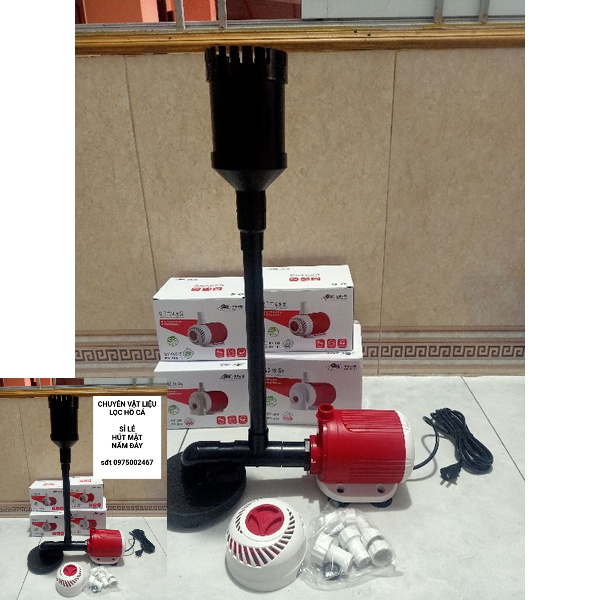 Combo hút mặt hút đáy.cho bể kính ,bể bạt của tất cả các dòng bơm nấm đáy = đá