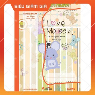 (sỉ ib) Vở kẻ ngang Klong Dream - 300 trang; MS 866