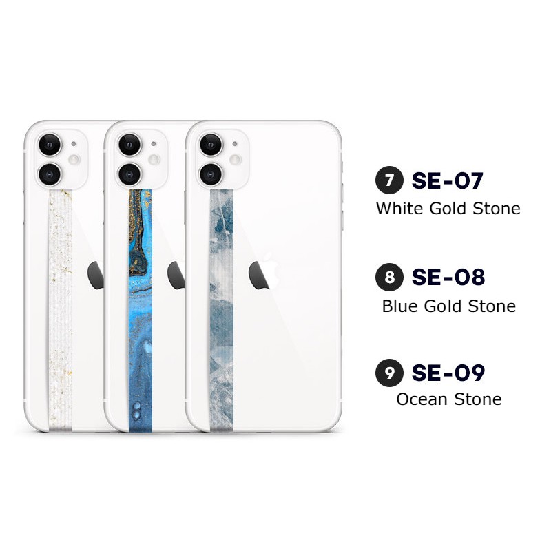 [COCOROO] Phone Strap họa tiết vân đa / marble / stone / dây treo ốp / dây phụ kiện điện thoại