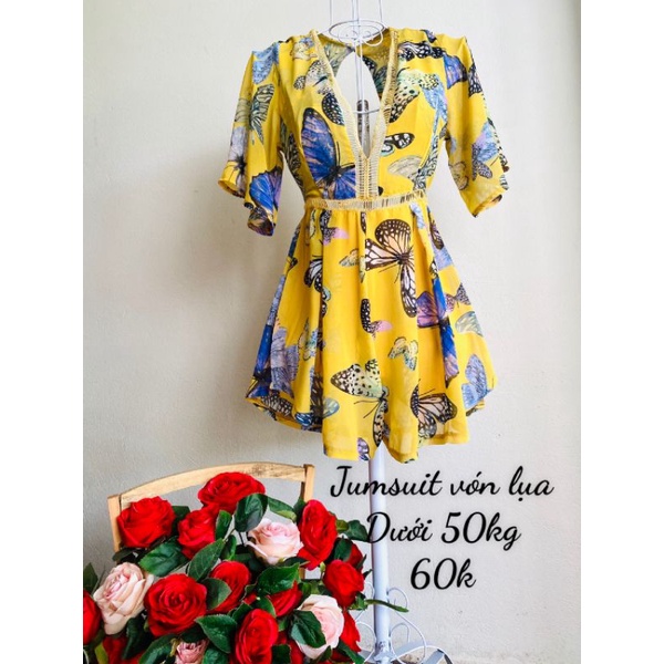 jumsuit von họa tiết