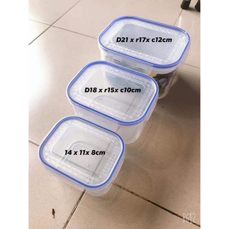 hộp đựng thực phẩm Bộ 3 hộp Việt Nhật