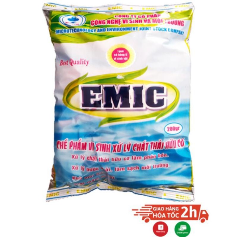 EMIC Ủ Đậu Tương Và Rác Thải Sinh Hoạt Gia Đình Gói 200 Gram