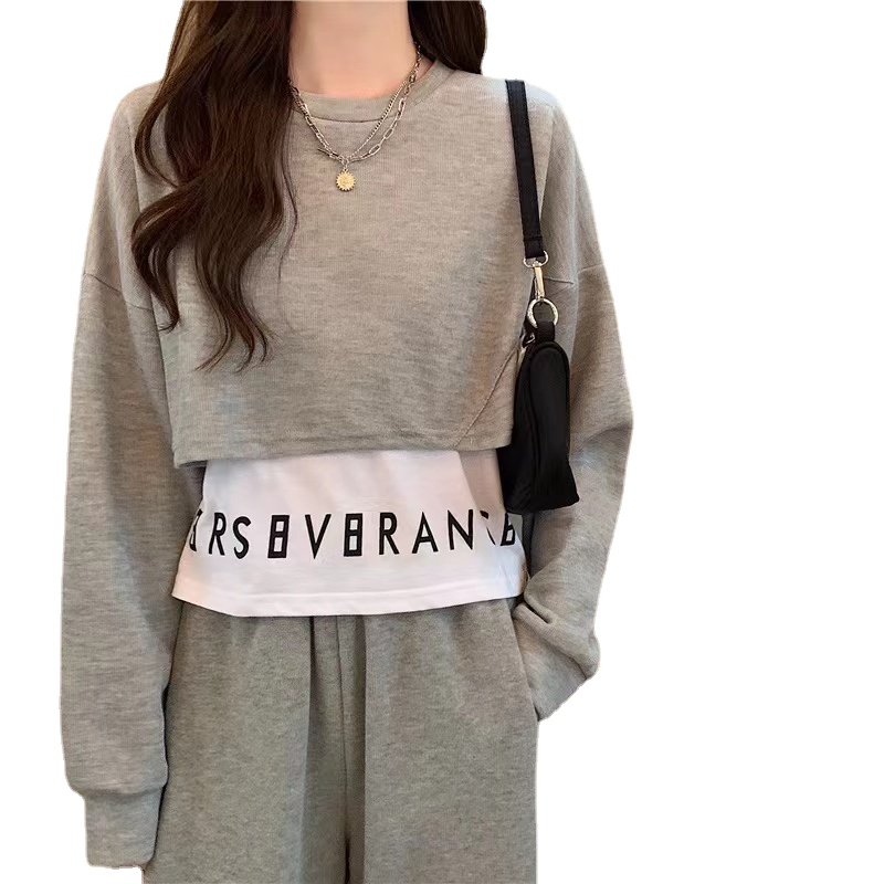 Áo Sweater Thể Thao Thiết Kế Mới Thời Trang Theo Phong Cách Hàn Quốc Cho Nữ