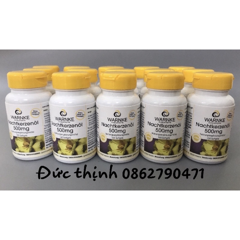 - Tinh Dầu Hoa Anh Thảo Warnke 500mg - hộp 100 viên - Nội địa Đức