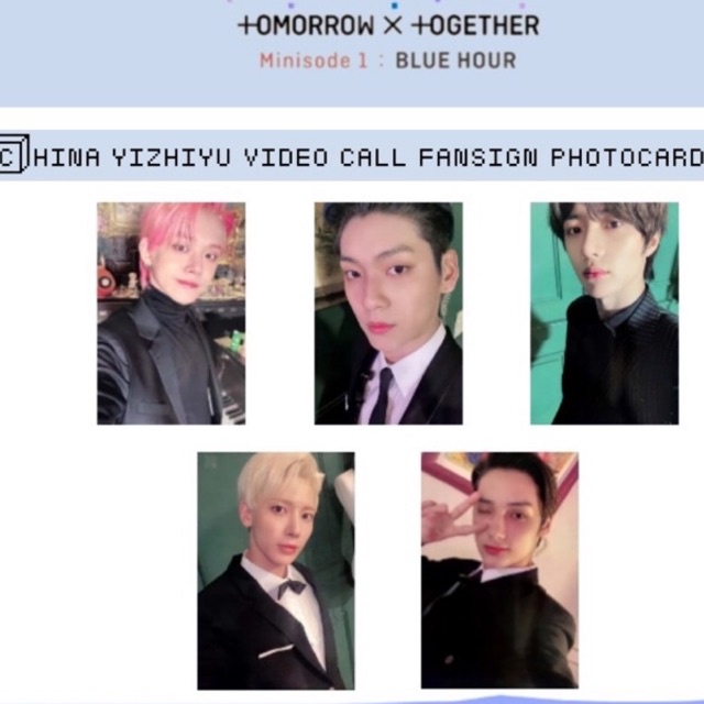 Bộ ảnh UNOFFICIAL album Minisode 1: Blue hour - TXT