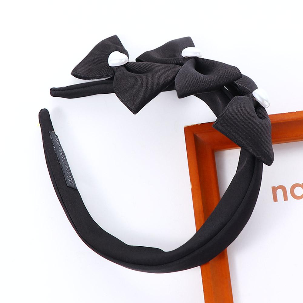 MOCHO Băng Đô Cài Tóc Thắt Nơ Phong Cách Vintage Đơn Giản Cho Nữ Rửa Mặt