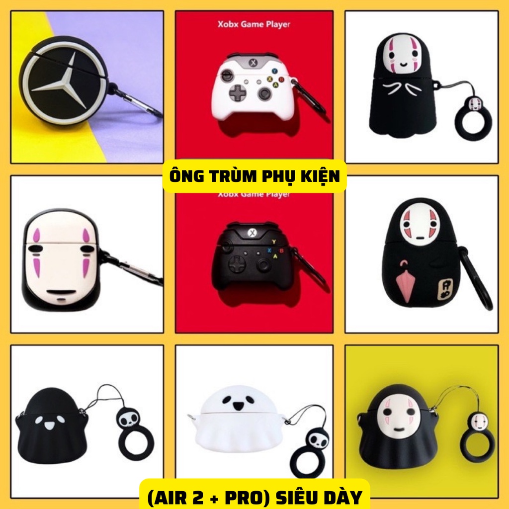 [BAO BẢO VỆ] Case AP 1 2 Pro Vỏ bao bọc Vô diện ma đựng tai nghe không dây AP No Face