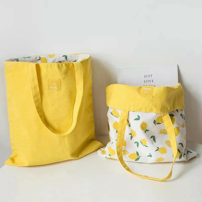 Túi tote canvas 2 mặt