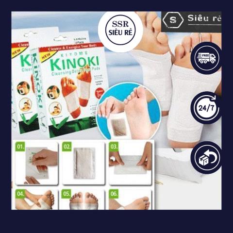 HỘP 10 MIẾNG DÁN CHÂN GIẢI ĐỘC KINOKI (PD1013)