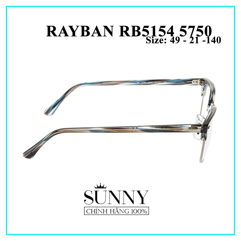 Gọng kính Rayban RB5154-5750 sản phẩm chính hãng có tem thẻ bảo hành toàn quốc