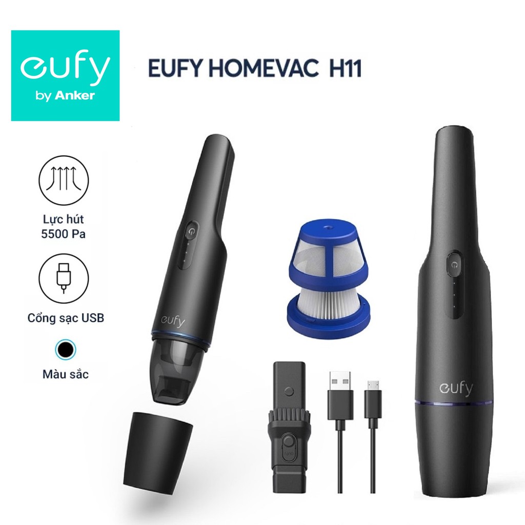 MÁY HÚT BỤI CẦM TAY KHÔNG DÂY ENFY HOMEVAC H11 BY ANKER - HÀNG NHẬP ĐỨC