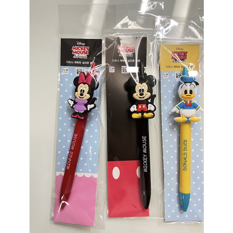 DAISO Bút bi hình nhân vật hoạt hình Disney ngòi bút 0.38mm
