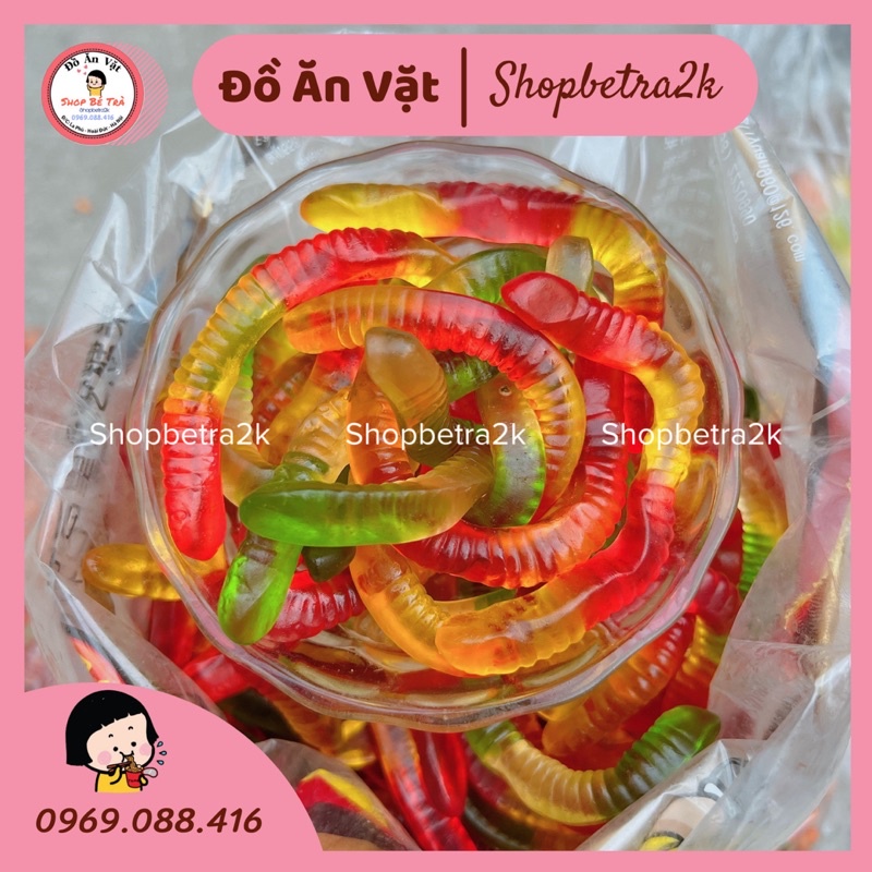 Kẹo chip dẻo trái cây các hình cute |100gr|