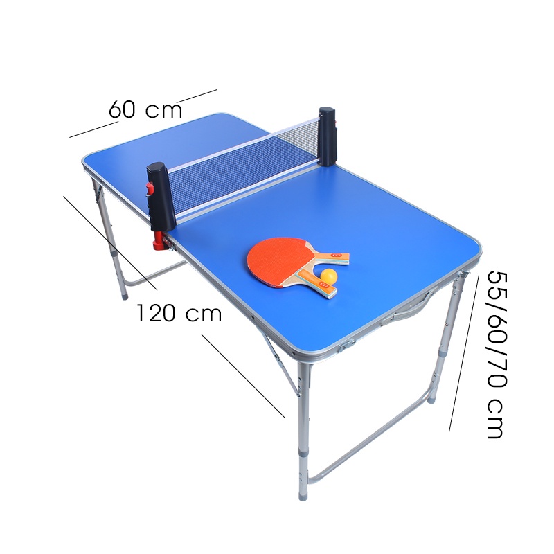Bàn bóng bàn đa năng COMBO gồm 2 tay đánh, 4 bóng, 1 lưới Honguy21 Pehouse Shop