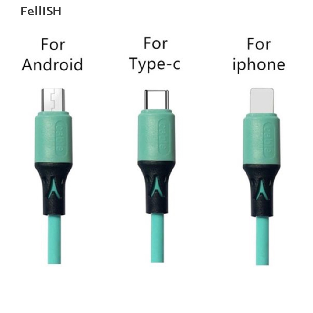 Dây Cáp Sạc Dữ Liệu USB Bằng Silicone 5A 1.2m / 1.8m 439br
