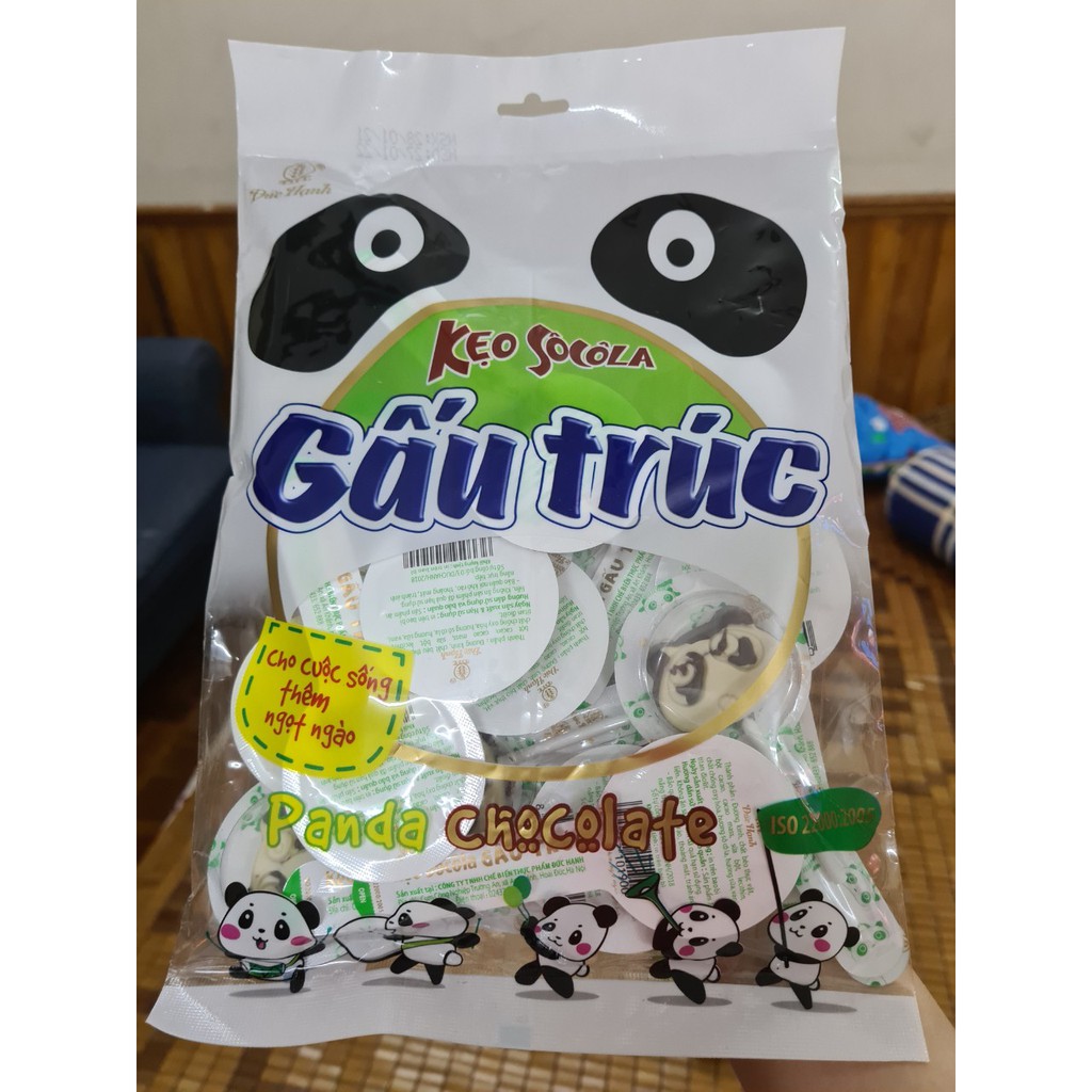 Combo 2 gói Kẹo Que Socola Gấu Trúc Đức Hạnh gói 250g/gói