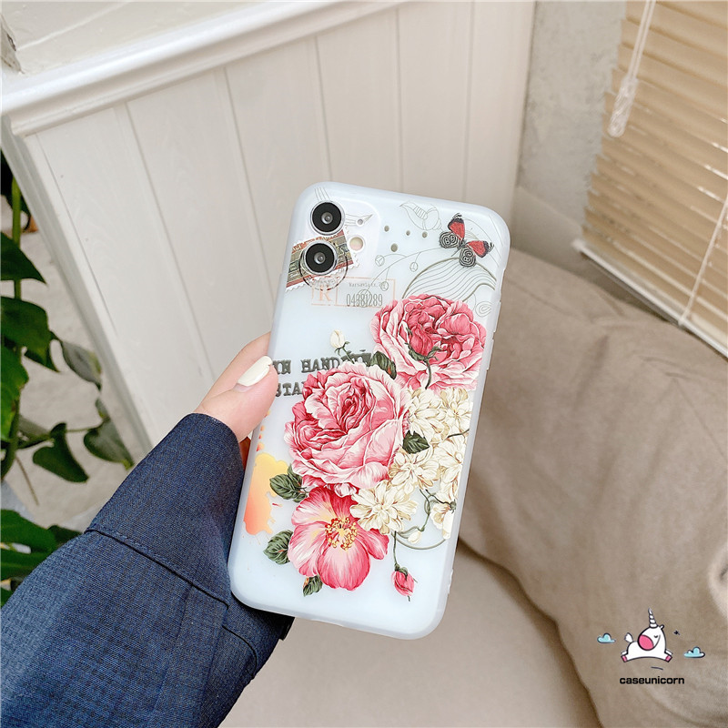 Ốp điện thoại mềm thiết kế hoa xinh xắn cho iPhone 11 Pro Max iPhone 8plus 7 plus 6 6s 7 8 Plus X XR XS MAX SE 2020 | BigBuy360 - bigbuy360.vn