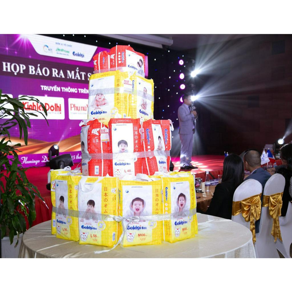 Bỉm Goldgi Nhật Tã Dán/Quần NB92/S84/M66/L56 - M60/L48/XL44/XXL32