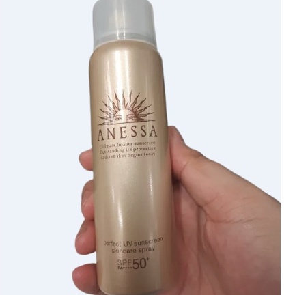 Kem chống nắng dạng xịt dưỡng da bảo vệ hoàn hảo ANESSA Perfect UV Sunscreen Skincare Spray SPF 50+ PA++++