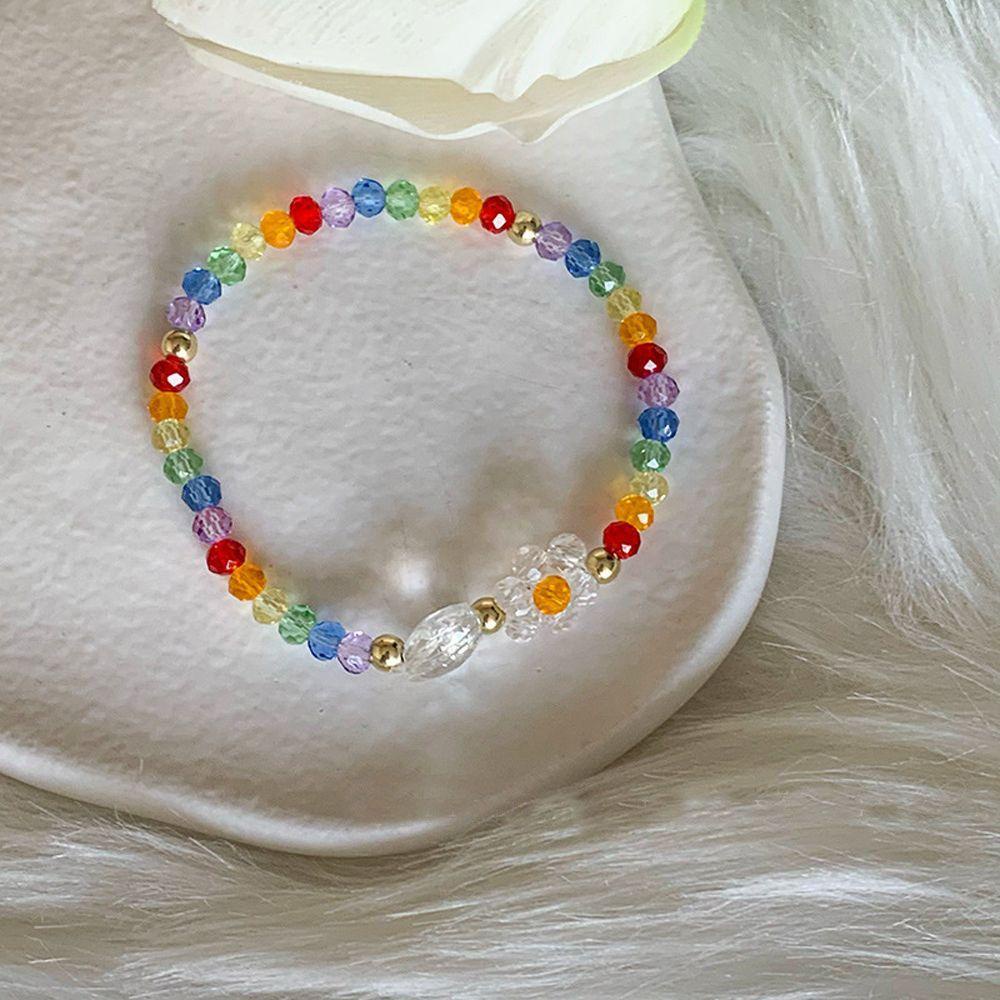 Vòng Đeo Tay VANES1 Họa Tiết Hoa Nhiều Màu Sắc Sáng Tạo Cho Nữ|Trang Sức Thời Trang