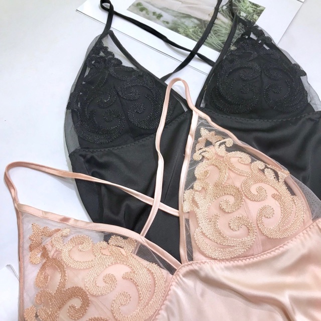 VÁY NGỦ LỤA SATIN CAO CẤP CÓ MÚT LÓT