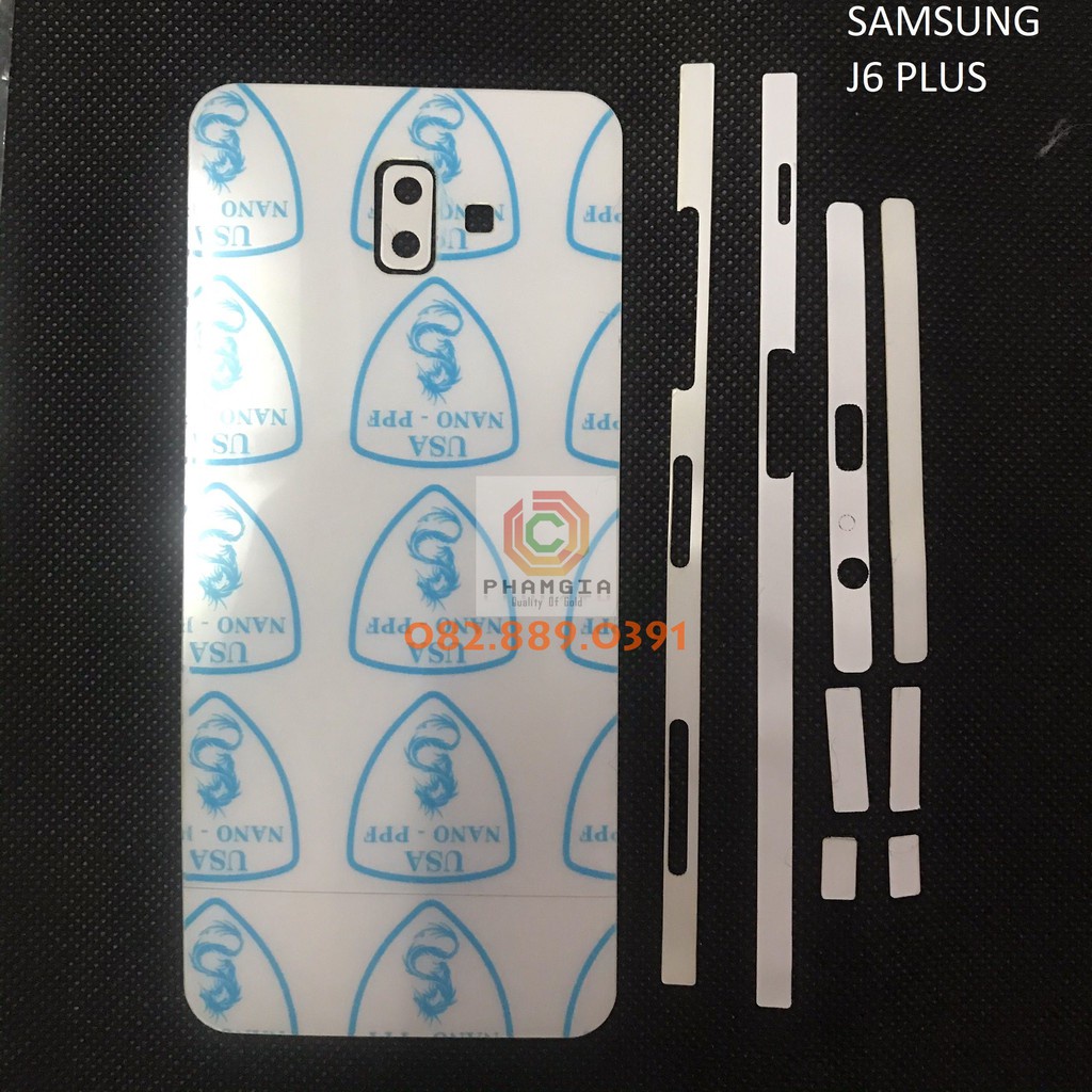 Dán PPF bóng, nhám cho Samsung J6 2018/ J6 Plus/ J6 Prime màn hình, mặt lưng, full lưng viền siêu bảo vệ