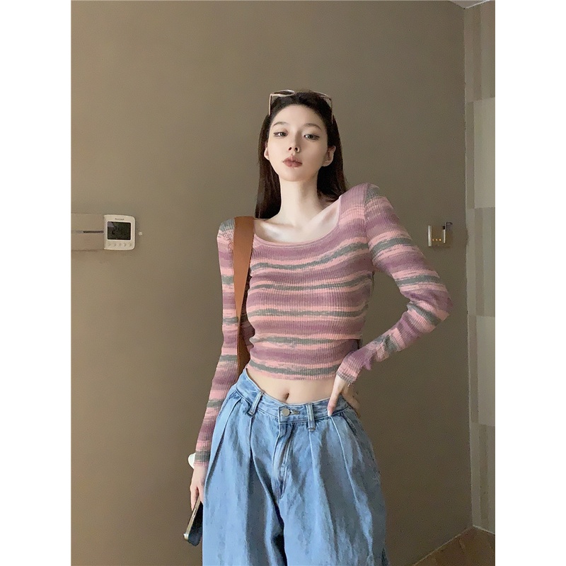 NRVP Áo Sweater Dài Tay Phong Cách Hàn Quốc Sành Điệu Dành Cho Nữ