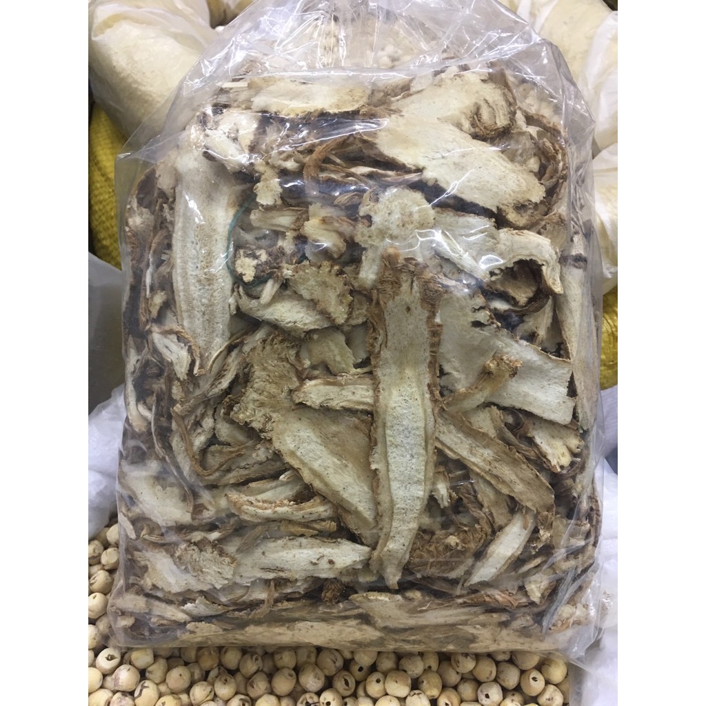 đương quy thái lát loại to trắng khô 500gr