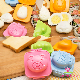2 Khuôn cơm trứng hình gấu thỏ hàng Nhật Kokubo KK-186 - Larva Store